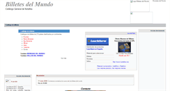 Desktop Screenshot of billetesdelmundo.org