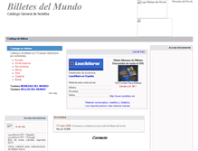 Tablet Screenshot of billetesdelmundo.org